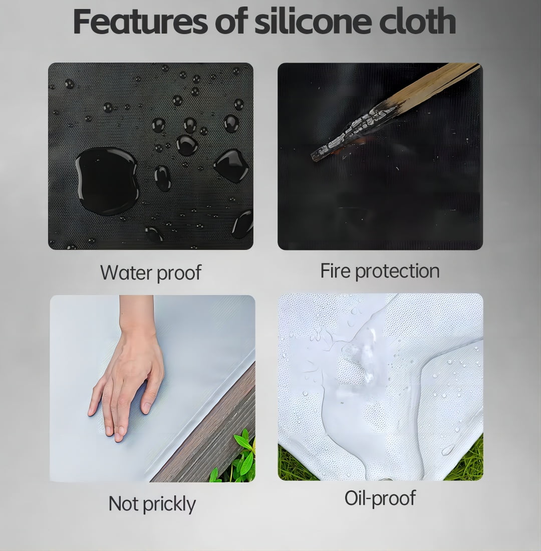 Silicone coated fiberglass fabric
