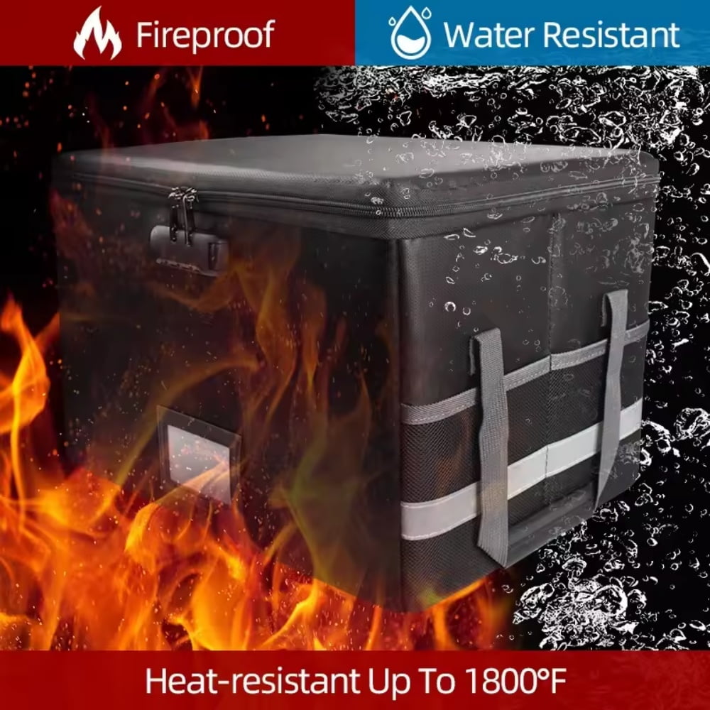 Fireproof document box fiberglass waterproof Customized large capacity box for documents