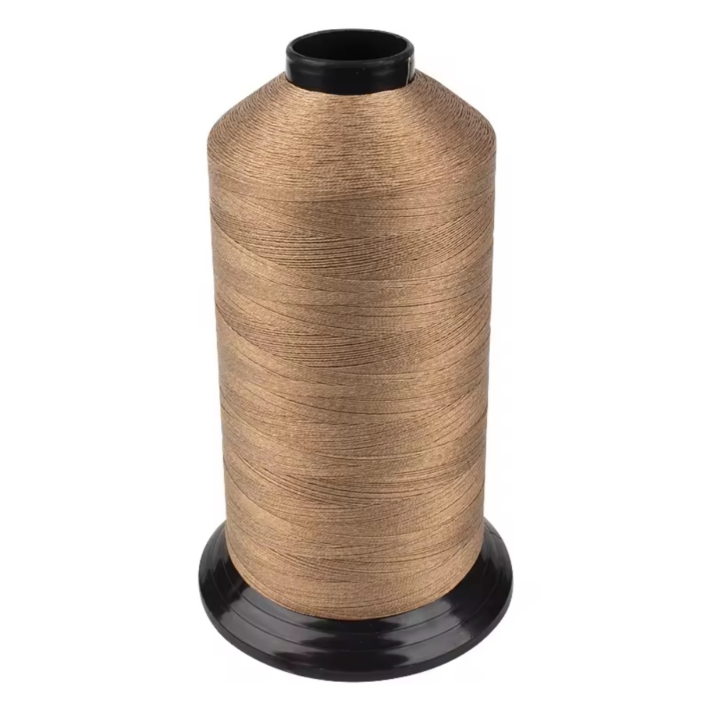 PTFE coated fiberglass sewing thread with high strength temperature