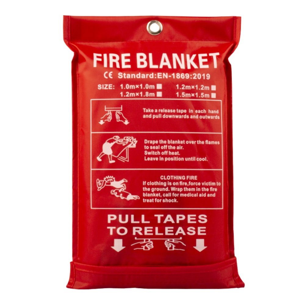 Fire Blanket fiberglass fireproof safety fire retardant blanket for sale