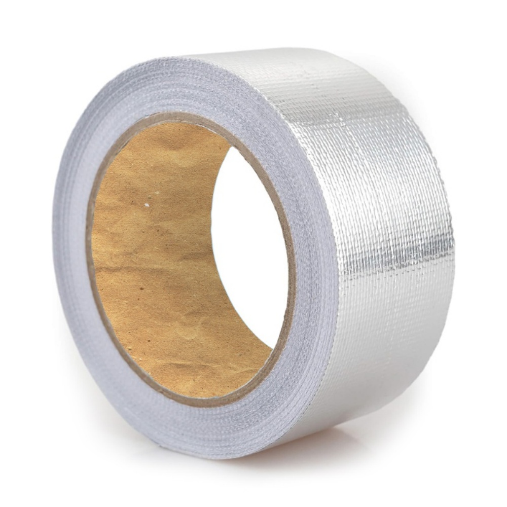 Glass Fiber Cloth Aluminum Foil Tape Insulation High Temperature Duct Tape for HVAC Repair Pipe Sealing